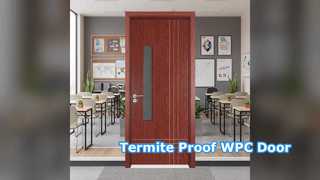 Molde de cupim de porta de vidro WPC com eficiência energética