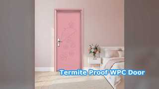 Energia à prova de som da prova de vidro da térmita da porta de WPC eficiente