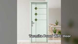 Energia à prova de som da prova de vidro da térmita da porta de WPC eficiente